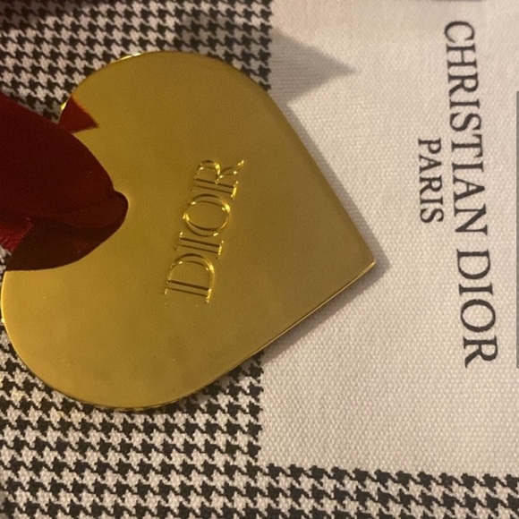 Dior beauty Cosmetic Zippered Clutch Pouch with Charm and Dustbag - Picture 4 of 5